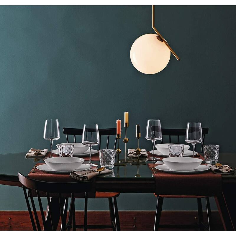 Bormioli Rocco Planeo Rosso Red Wine Glass Set of 4 - 15.25 oz