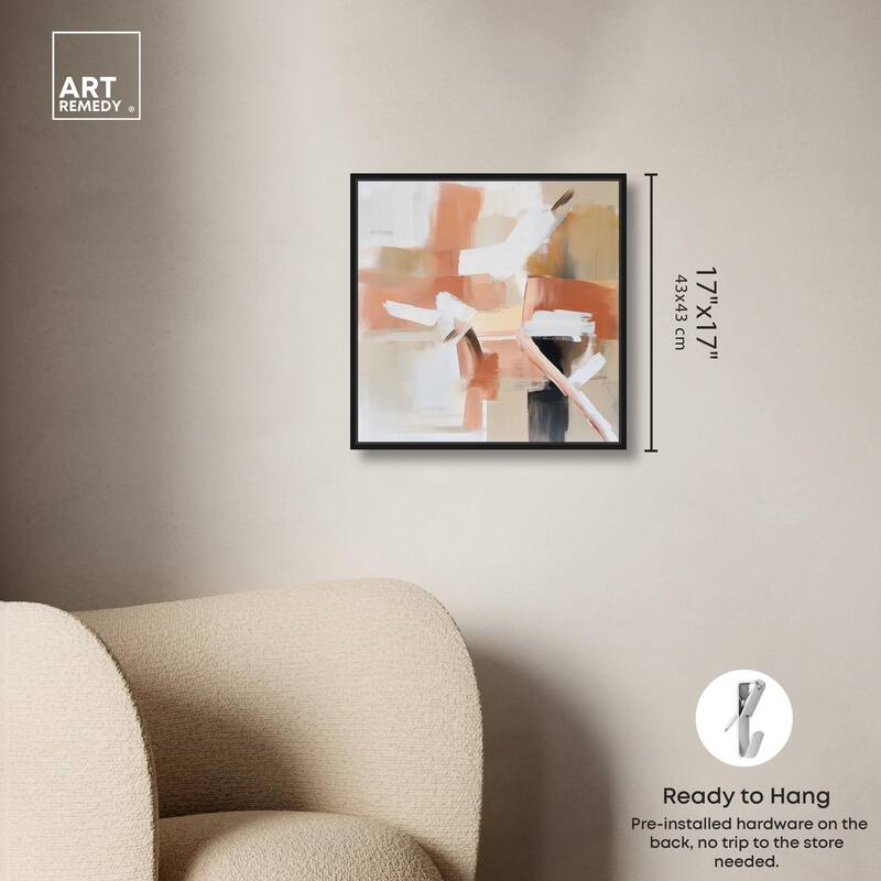 Rose and Rust II Canvas by Art Remedy