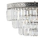 preview thumbnail 44 of 48, Gaines Crystal LED Chandelier, Polished Nickel/Clear by JONATHAN Y