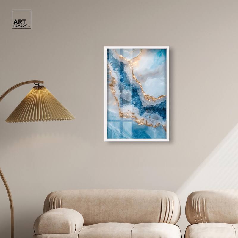 Molten Topaz I Shadowbox by Art Remedy