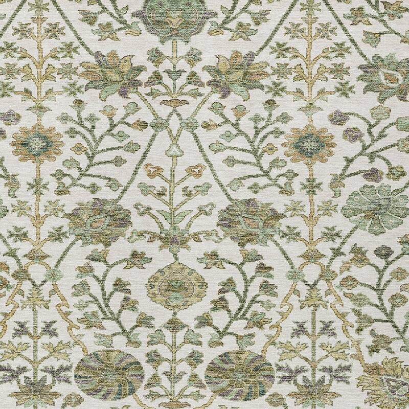 HomeRoots Floral Transitional Rectangle Outdoor Rug
