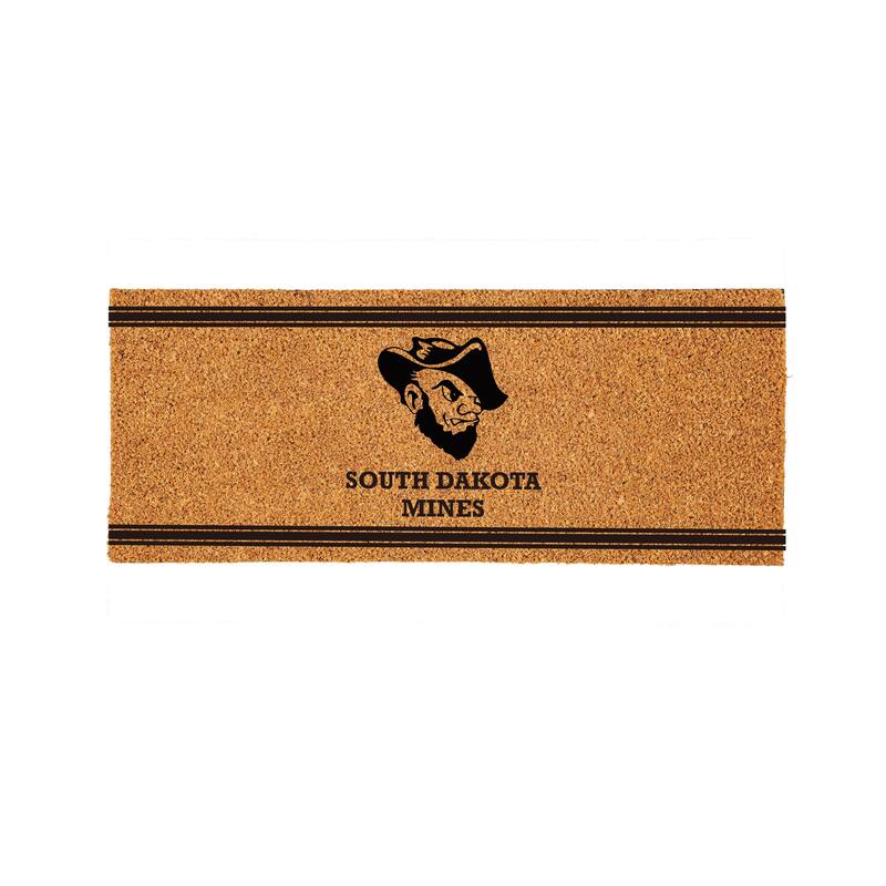 South Dakota School of Mining Monochrome Indoor/Outdoor Coir Door Mat