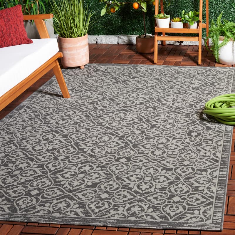 SAFAVIEH Courtyard Kokkie Indoor/ Outdoor Waterproof Backyard Patio Rug