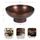 preview thumbnail 23 of 30, Kate and Laurel Rooks Ribbed Metal Bowl