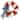 Tulip Patriotic Wreath with Star Bow - 24"