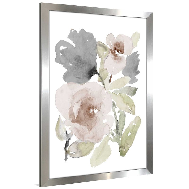 "Tranquil Florals I" Print on Acrylic