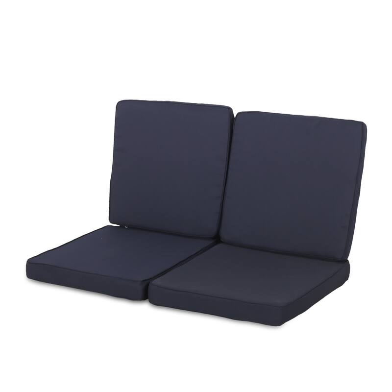 Coesse Outdoor Water Resistant Fabric Club Chair Cushions (Set of 2) by Christopher Knight Home
