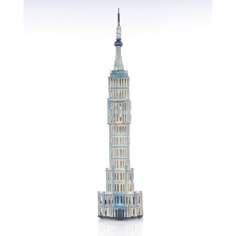 Vintage The Empire State Saving Box Nyc Landmark Building Sculpture Statue