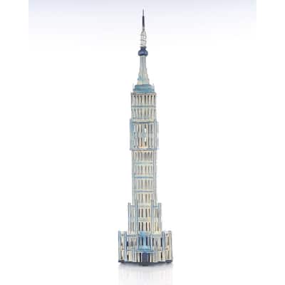 Vintage The Empire State Saving Box Nyc Landmark Building Sculpture Statue