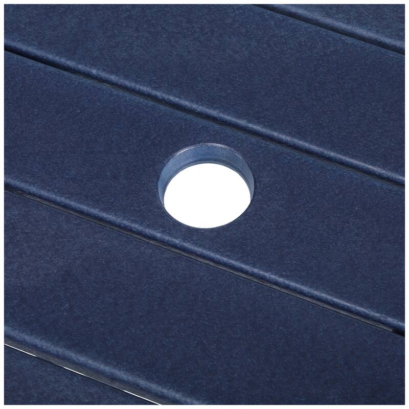 Polytrends Laguna Hdpe All Weather Outdoor Patio 35" Round Counter Table