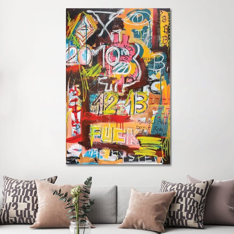 iCanvas "Satoshi Nakamoto Logged Off" by Diego Tirigall Canvas Print