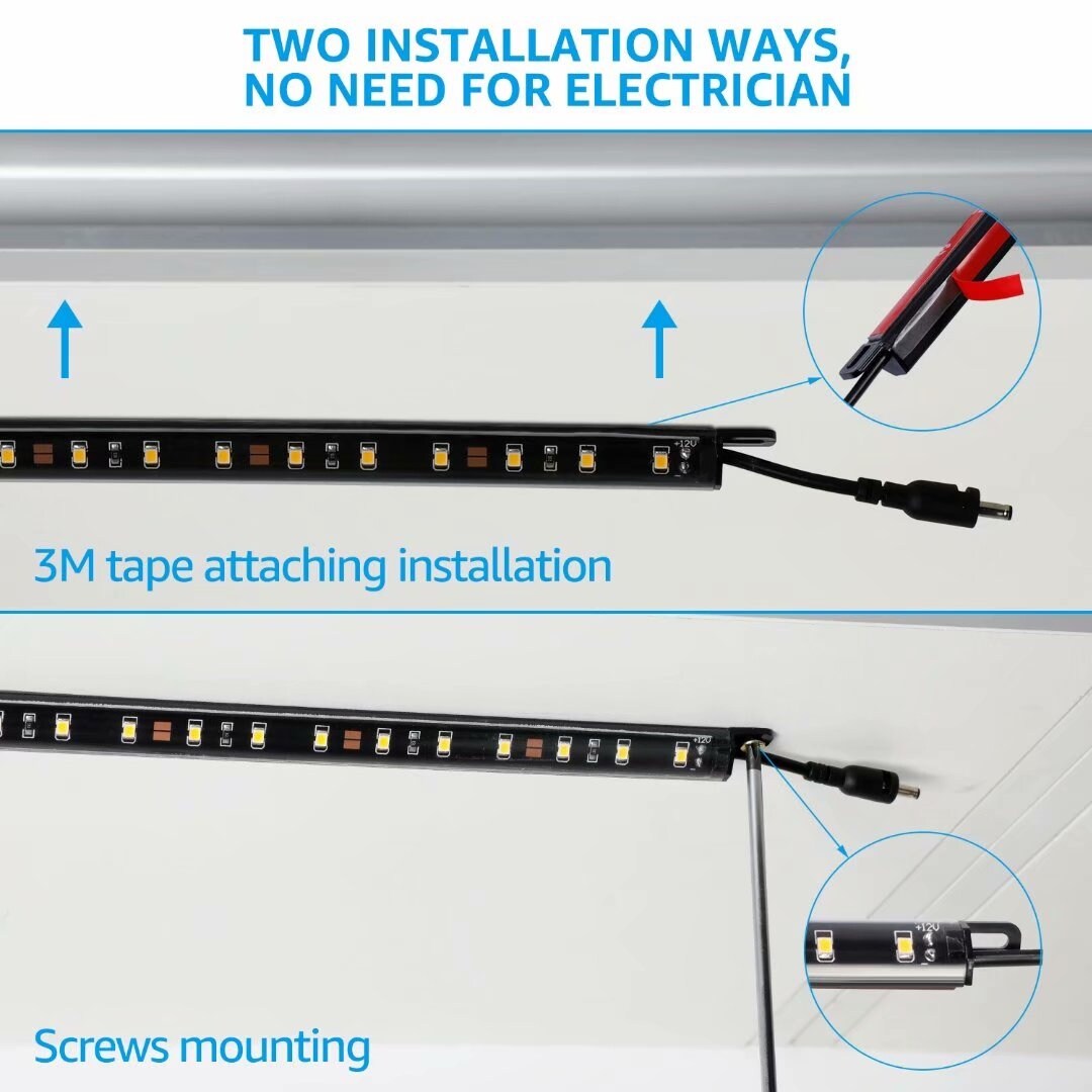4Pcs 12 inch Alexa Smart LED Safe Lighting Kits, 3000K Warm White - 12 inch  - Overstock - 19388849