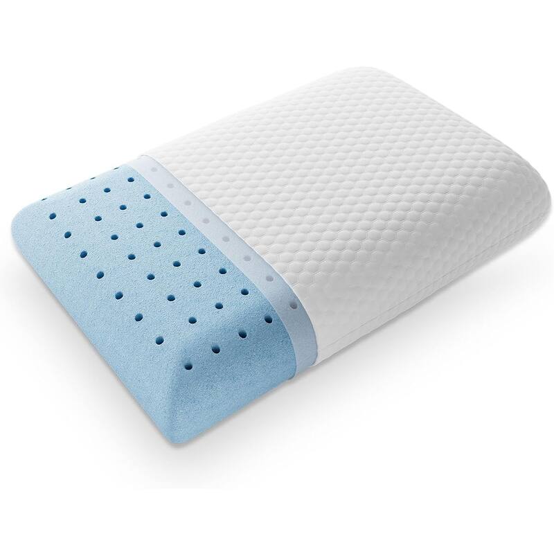 Cervical Pillow for Neck, Shoulder, & Back Pain Relief-Ergonomic Orthopedic Contour Pillow for Back and Side Sleep