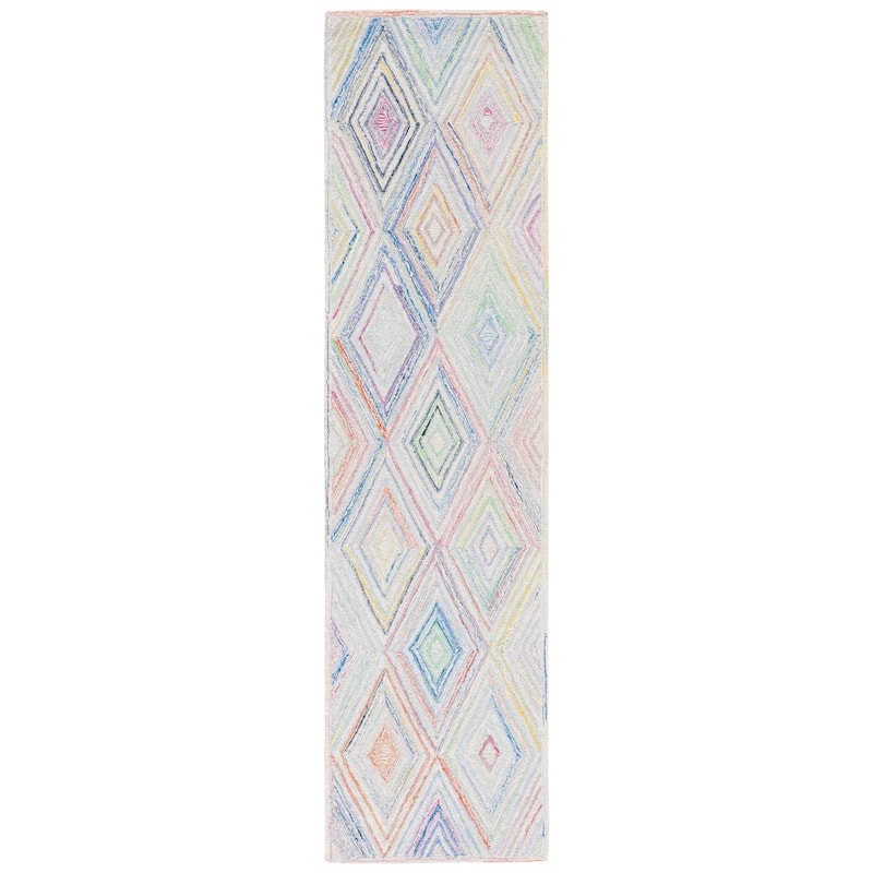 SAFAVIEH Handmade Metro Kimberlyn Rug - 2'3" x 9' Runner - Blue/Green