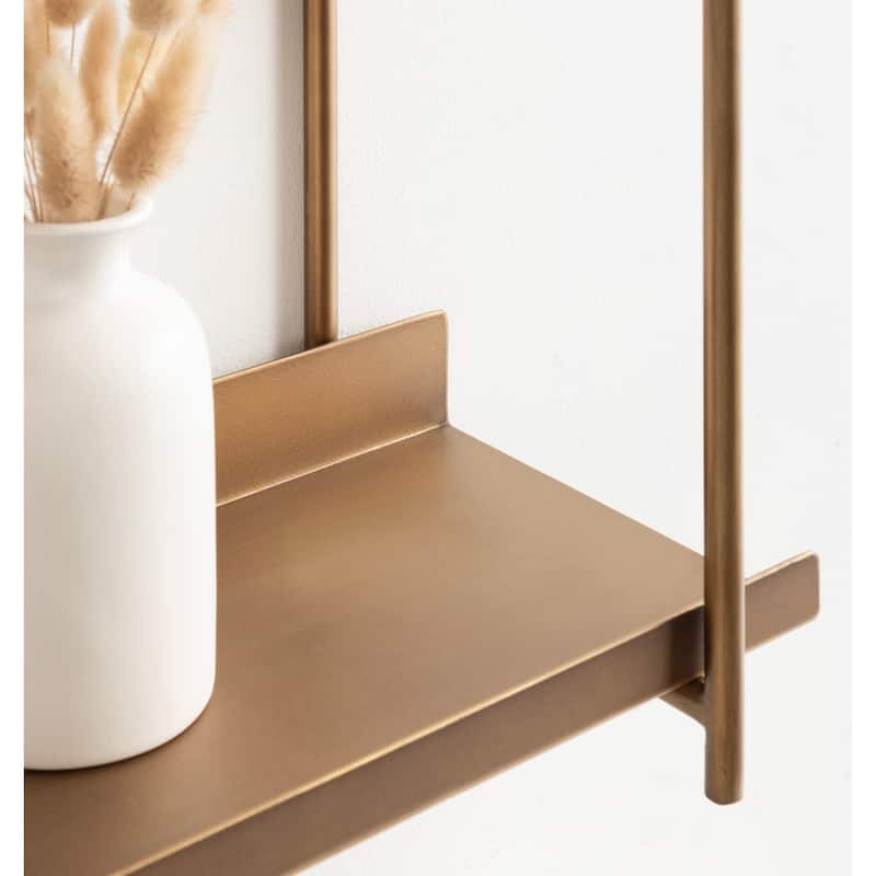 Kate and Laurel Dominic Tiered Wall Shelf