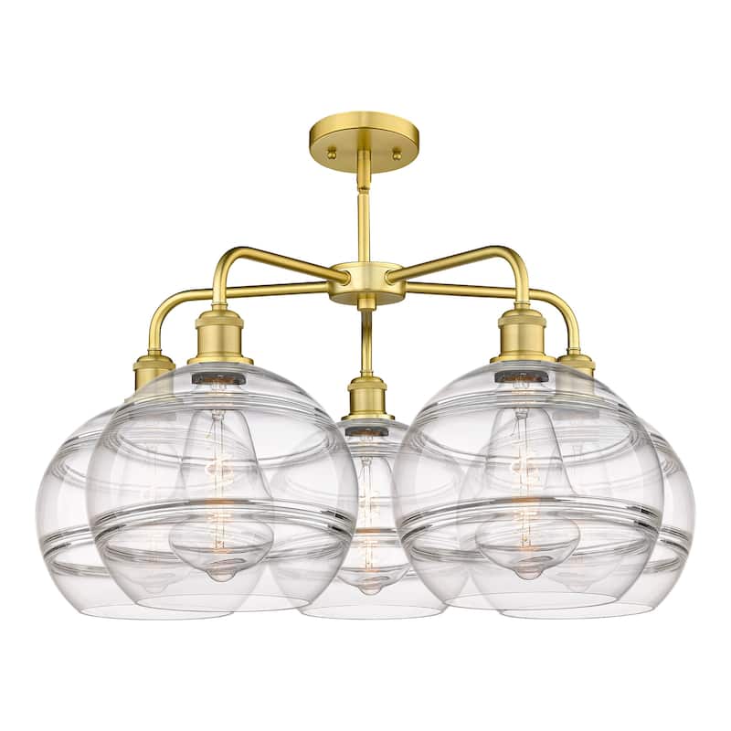 Innovations Lighting 516-5CR-18-28 Rochester Chandelier Rochester 5