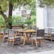 Option Natural Teak/Gray Woven Polyrope 