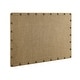 preview thumbnail 35 of 34, Burlap Corkboard with Nail-head Accents