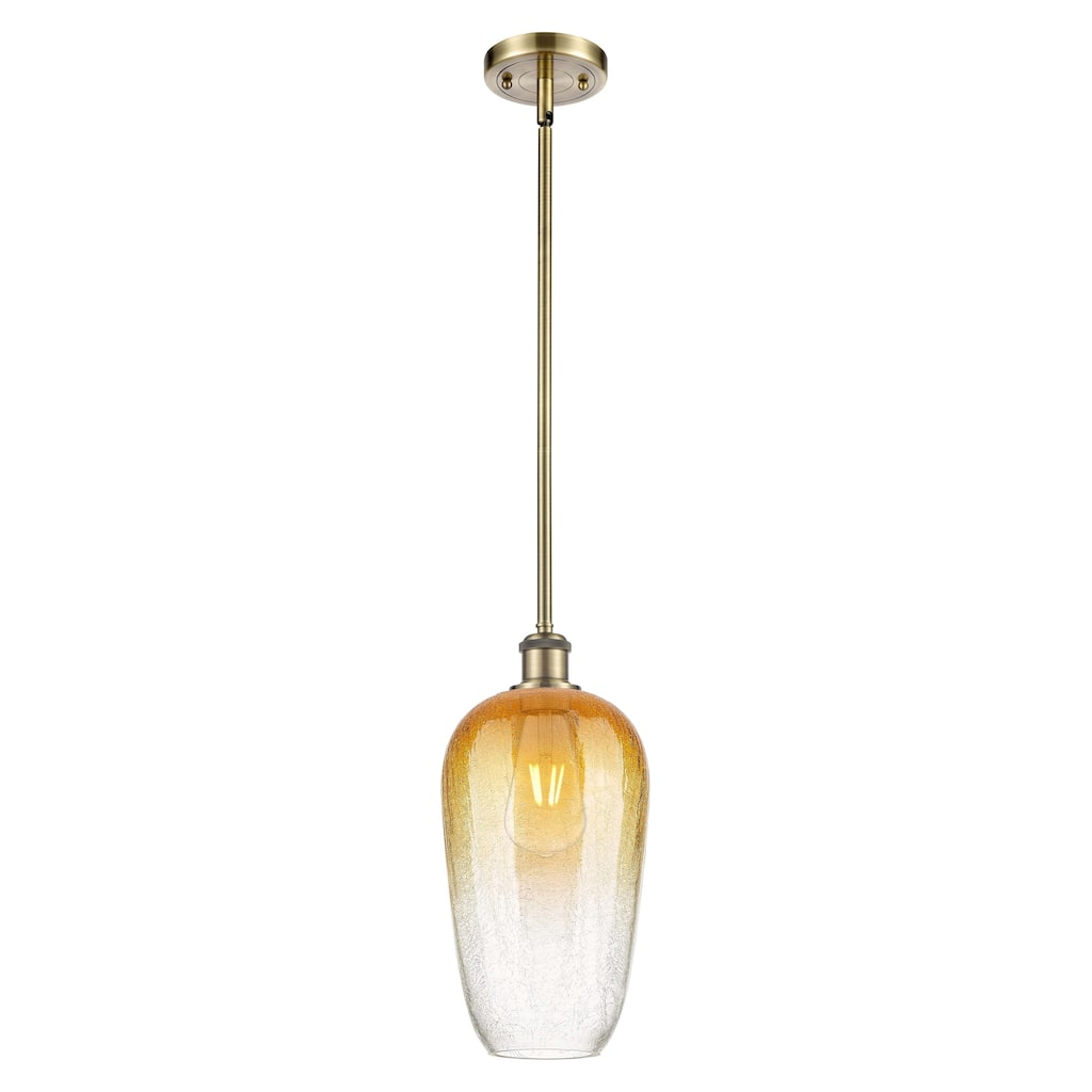 Innovations Lighting Endless Possibilities Ballston - Brookhaven Flute - 1 Light 7" Stem Hung Mini Pendant