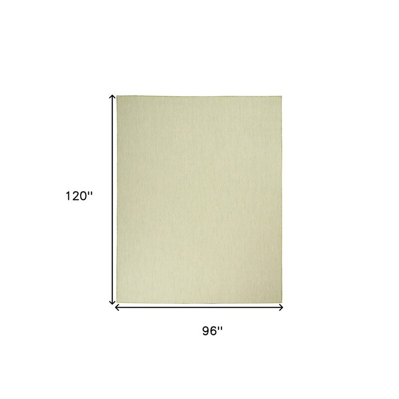 HomeRoots Contemporary Rectangle Outdoor Rug - 8' X 10'