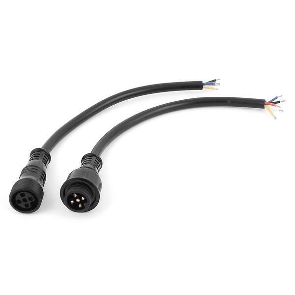 Pair 5 Pin Male To Female Plug Waterproof Connector Cable For Led Light Strips Pair 5 Pin Male To Female Plug Waterproof Connector Cable For Led Light Strips