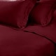 preview thumbnail 38 of 113, Egyptian Cotton 650 Thread Count Solid Duvet Cover Set by Miranda Haus Burgundy - Full - Queen