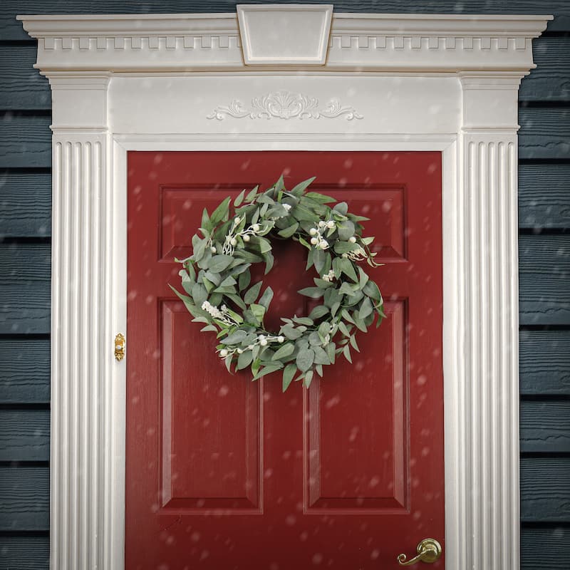 National Tree Company 2 ft. Mixed Leaves Christmas Wreath - 2 ft