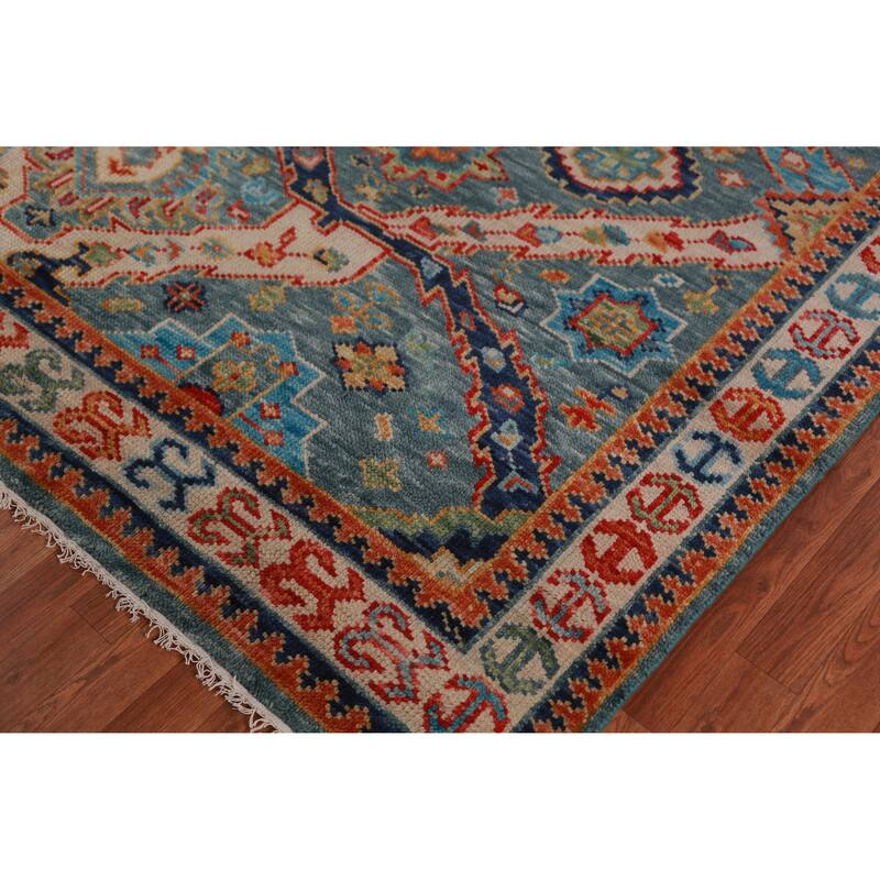 Oushak Oriental Area Rug Handmade Wool Carpet - 8'2" x 9'10"