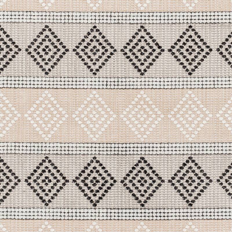 Livabliss Palermo Boho Diamond Stripe Area Rug
