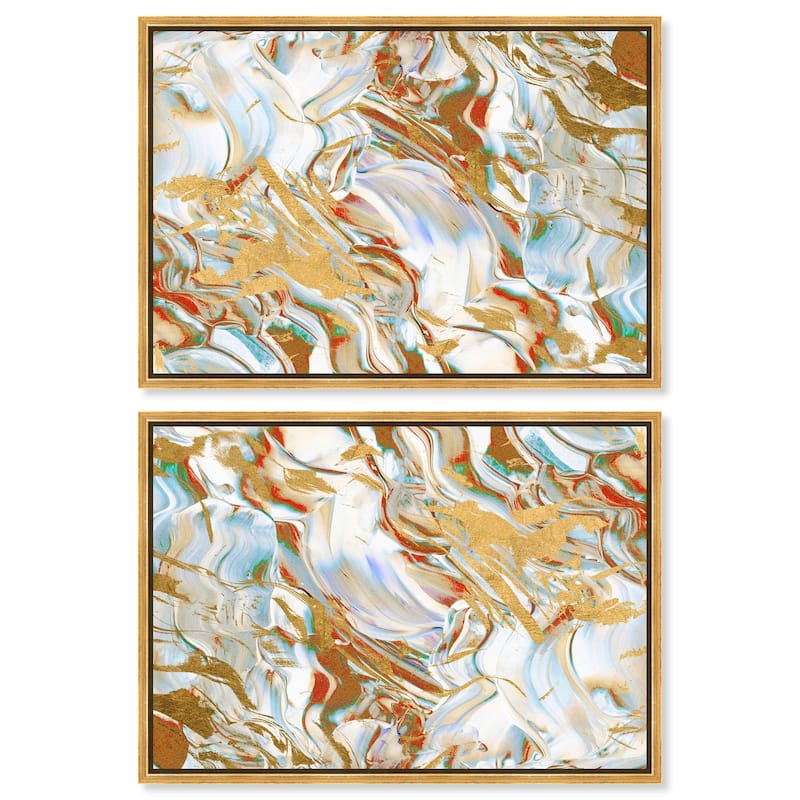 Summer glam Canvas by Art Remedy - 20" x 24" - White