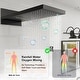 preview thumbnail 25 of 26, GIVINGTREE Deluxe 22" Wall Mounted Waterfall Rain Shower System (valve Included)