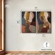 preview thumbnail 17 of 59, Contemplation Dialogue Abstract Art Set Canvas Print by Art Remedy