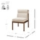 preview thumbnail 55 of 64, NPD Furniture Micah Boucle Dining Side Chair