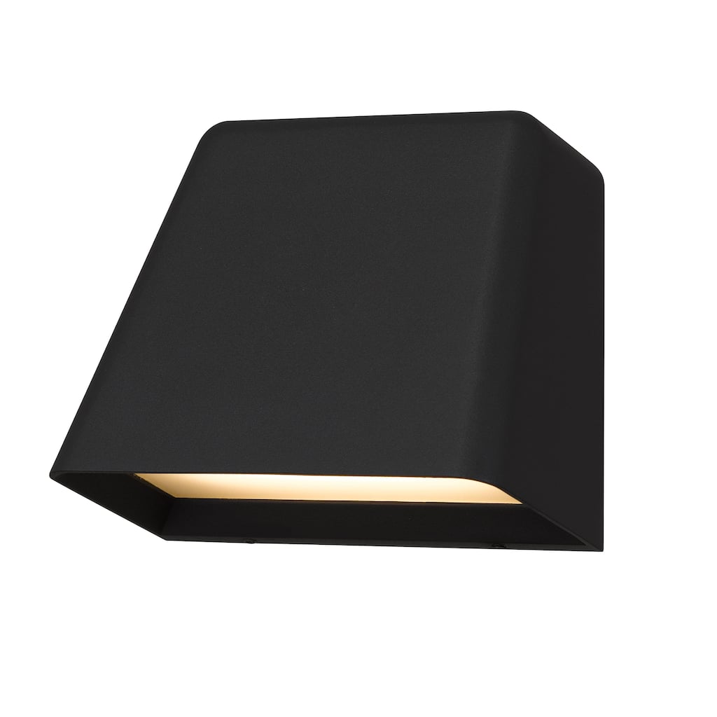 5.5 inch Sand Black LED Wall Sconce
