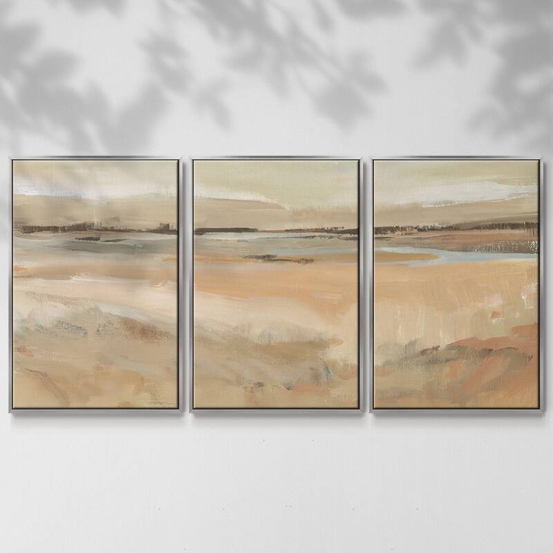 Earth Tone Landscape II - Multi Piece Framed Canvas