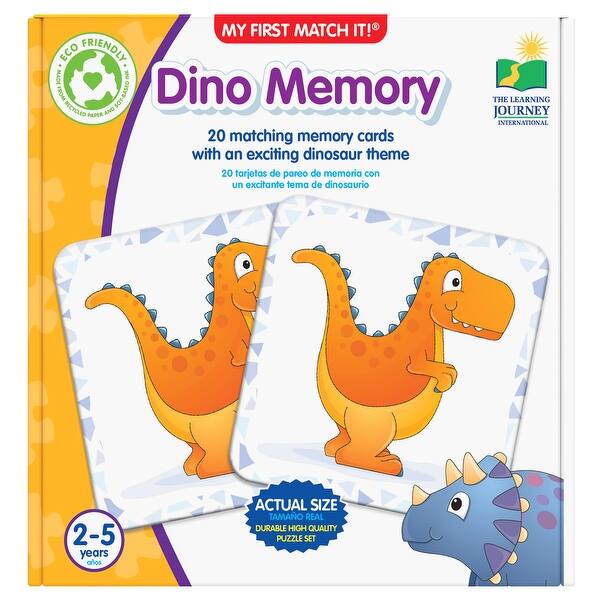 slide 2 of 5, The Learning Journey International My First Memory Game - Dino's - Multi Multi - Kids