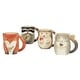 preview thumbnail 2 of 1, Certified International Woodland Critters 16 oz. 3-D Mugs, Set of 4