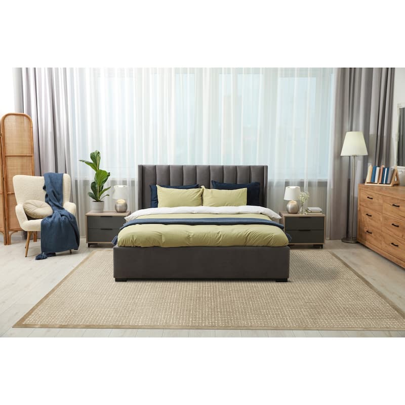 Brown Transitional Geometric Timothy Area Rug - 5' x 8' - 5' x 8' - Light Brown