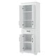 preview thumbnail 14 of 18, GDFStudio - Greystone 70.8"H Freestanding Bathroom Cabinet with Adjustable Shelves, 4 Soft Close Doors & Drawer