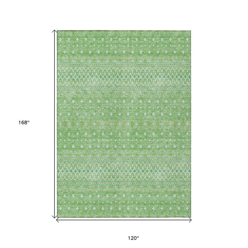HomeRoots Tribal Transitional Rectangle Outdoor Rug