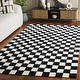 preview thumbnail 1 of 44, SAFAVIEH Handmade Ebony Gulnur Contemporary Wool Rug 8' x 10' - Black/Ivory - Rectangle