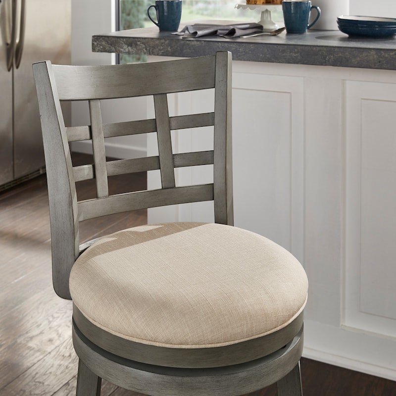 Verona Swivel High Back Counter Height Stool by iNSPIRE Q Classic
