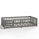 preview thumbnail 156 of 159, Wood Floor Bed with Safety Guardrails and Door