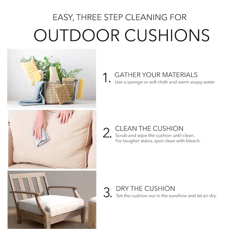 Sunbrella Canvas Natural with Bay Brown Piping Detail Indoor/Outdoor Knife Edge Pillow (Set of 2)