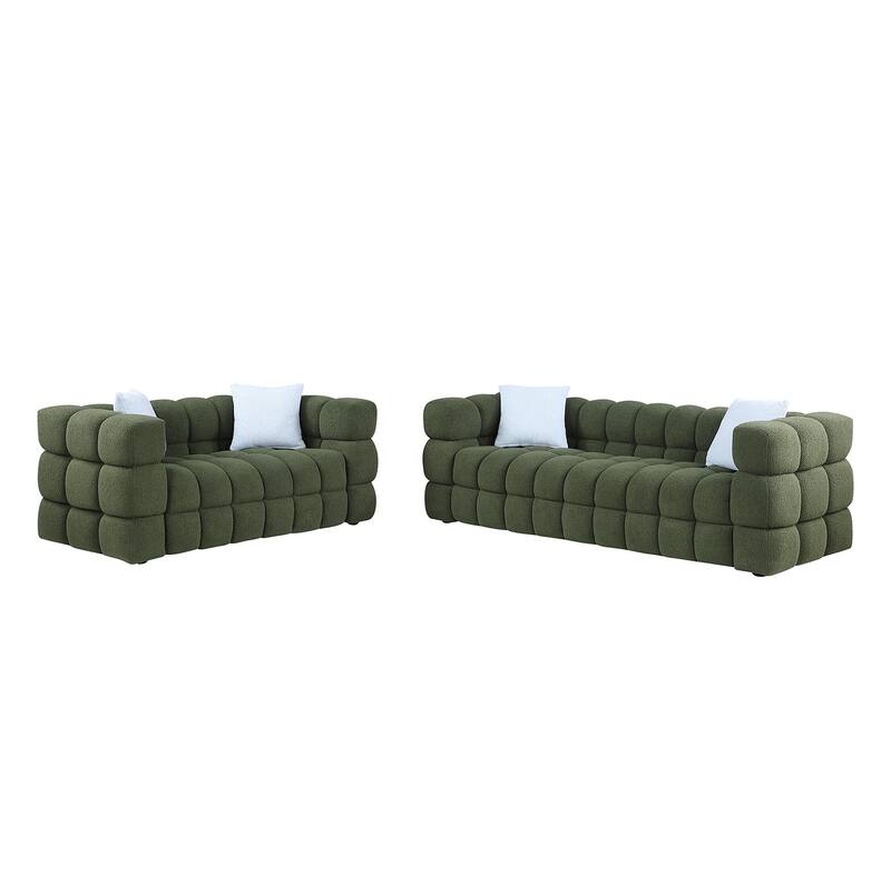 Modern Boucle Sofa Set for Living Room