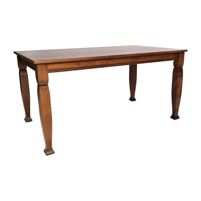 Classic Wood Dining Table with Decorative Sculpted Legs