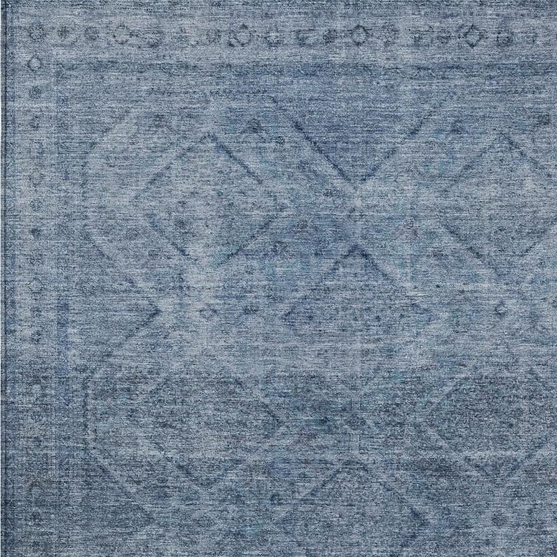 HomeRoots Geometric Transitional Rectangle Outdoor Rug
