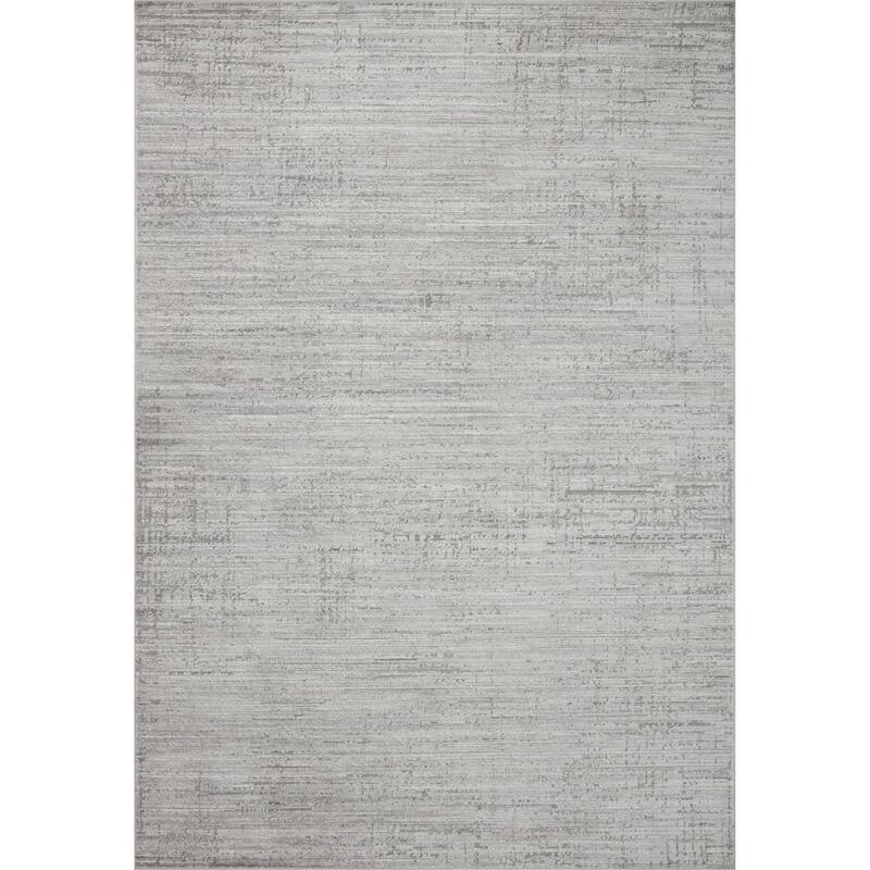 Alexander Home Thomas Modern Abstract Area Rug - 10' x 14' - Silver / Grey - Runner/Rectangle