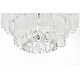 preview thumbnail 9 of 9, Elegant Lighting 1780D15 Emilia 4 Light 15" Wide Crystal Pendant
