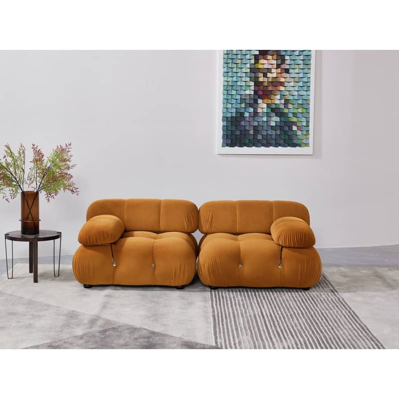 Breeley 76'' Velvet Upholstered Loveseat